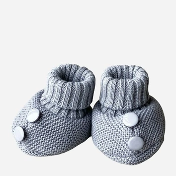 Дитячі пінетки-шкарпетки Kid's Fantasy Little Step 5020 3-6 міс Сірі (ROZ6501021754)