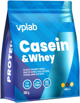 Białko VPLab Casein & Whey 500 g Vanilla (5060730361630)