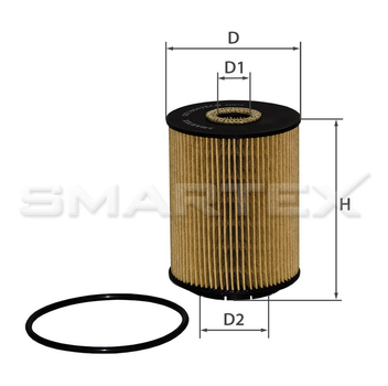 Фильтр масляный SMARTEX ОЕ18047ЕСО (SCT SH 427 p, OE 640)