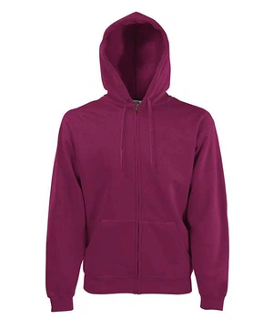 Толстовка мужская Fruit of the Loom Premium hooded sweat jacket S Бордовый (062034041S)
