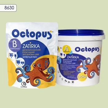 Затирка для плитки Octopus Zatirka хаки 8630 эпоксидная 1,25 кг
