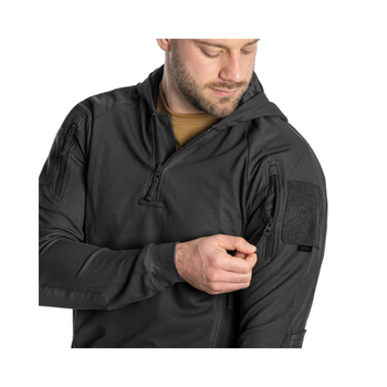 Кофта тактична Helikon-Tex RANGE HOODIE - TopCool, чорний, розмір XL (BL-BRH-TC-01-B06)