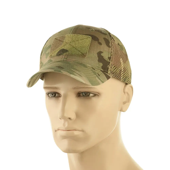 Бейсболка M-Tac Тактична з Сіткою АЗОВ NYCO Multicam Size L/XL