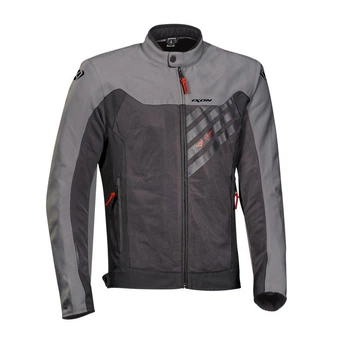 Межсезонная мотокуртка IXON ORION antracite/grey/red 3XL