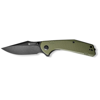 Нож Sencut Actium Blackwash Olive G10 (SA02E)