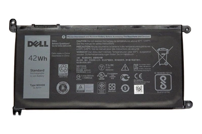 Батарея для ноутбука DELL Inspiron 13 5368 WDX0R, 42Wh (3500mAh), 3cell, 11.4V, Li-ion,