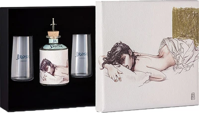Джин J. Rose London Dry Artisan Gin JR01 0.7 л 43% + 2 бокала (8057711491988)