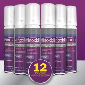 Піна жіноча minoxidil 5% KIRKLAND (6 флаконів)