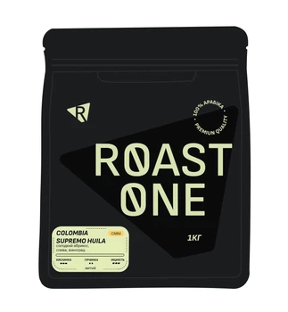 Зерновой кофе Roast One свежеобжаренная арабика Colombia Supremo 1 кг (GC-022)