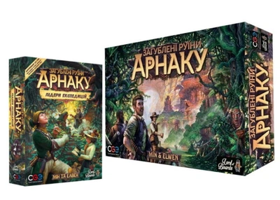 Настольная игра Lord of Boards Руины острова Арнак с дополнением Лидеры экспедиций (укр.) (LOB2101UK+1)