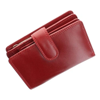 Женский кожаный кошелек Visconti MZ11 Venice (Italian Red)