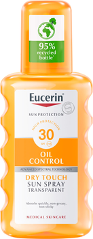 Сонцезахисний спрей для тіла Eucerin Oil Control Transparent SPF30 200 мл (4005800309908)