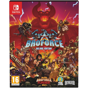 Игра Broforce Deluxe Edition для Nintendo Switch Картридж