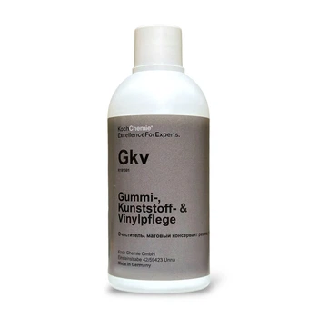 Очиститель матовый консервант для резины и пластика Koch Chemie Gkv GUMMI and KUNSTSTOFF 250 мл
