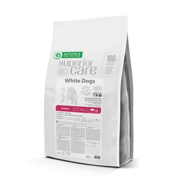 Сухой корм Nature's Protection Superior Care White Dogs White Fish Junior All Sizes для собак с белой шерстью всех пород с белой рыбой и рисом 10 кг (арт NPSC47595)