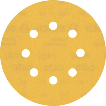 Шліфлист Bosch Expert C470 125 мм G400 8 отворів, 5 шт (2608900811)
