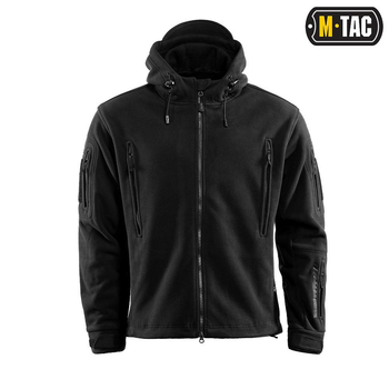 Тактическая куртка M-Tac флисовая Windblock Division Gen.II Black черная 2XL