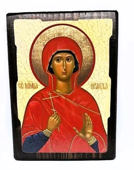 Икона Ириада святая (на дереве) 130*170 мм