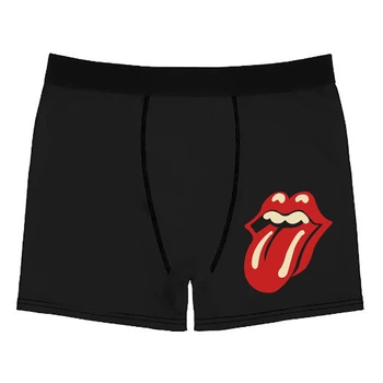 Чоловічі труси з логотипом The Rolling Stones PG05219-u Чорні L-XL