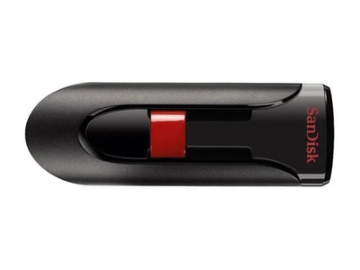 Flash SanDisk USB 2.0 Cruzer Glide 32Gb Black/Red (SDCZ60-032G-B35)