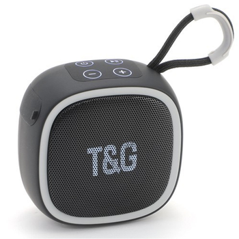 Портативна бездротова колонка TG659, Bluetooth, black с ремешком (080h-black)