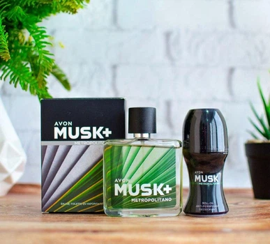 Мужской набор Avon Musk Metropolitano, 75 мл (Эйвон Муск Метрополитено)