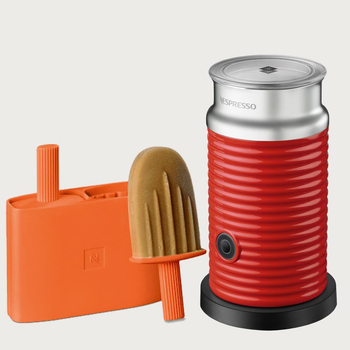 Капучинатор Nespresso Aeroccino 3 Red и форма для мороженого