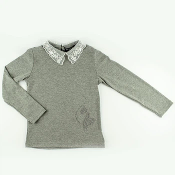 Блуза Kidsmod 134 серая 980347