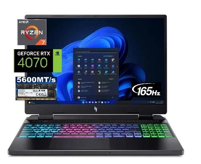 Ноутбук Игровой (2024) Acer Nitro 16 R7-8845HS/16GB/1TB RTX4070 165Hz QHD