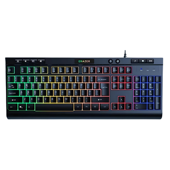 Клавиатура Lenovo ERAZER K400 проводная полноразмерная с регулируемой RGB подсветкой, чёрный