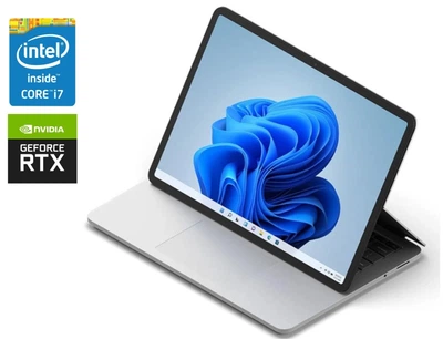 Игровой ноутбук-трансформер Microsoft SurFace Laptop Studio / 14.3" (2400x1600) IPS Touch / Intel Core i7-11370H (4 (8) ядра по 3.3 - 4.8 GHz) / 32 GB DDR4 / 1000 GB SSD / nVidia GeForce RTX 3050 Ti, 4 GB GDDR6, 128-bit / WebCam / Win 11 Pro б/у
