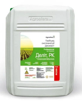 Десикант Agrosfera Деліт 20 л, гліфосату калійна сіль, 613 г/л