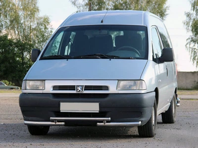 Передній захист ST009 (нерж) 60 мм для Citroen Jumpy 1996-2007 рр