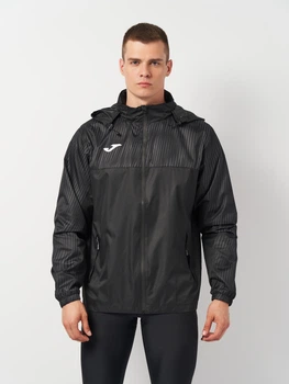 Спортивная ветровка мужская Joma Montreal 102848.100 2XL Черная (8445456415022)