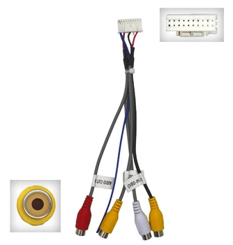 RCA кабель QBR-A 0007 під Android магнітолу (RCA 20P-4) (дрот)