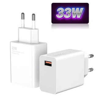 Мережевий зарядний пристрій 33W Power Adapter AR-9167 White