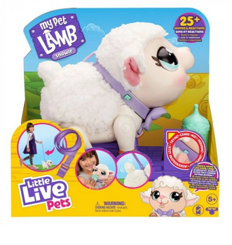 Інтерактивна іграшка Moose Мій улюбленець Маленьке ягня Little Live Pets