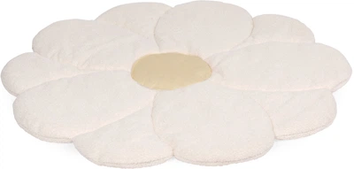 Килимок ігровий Childhome Flower 110 см Біло-жовтий (CCPMFL)