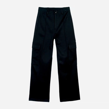 Подростковые школьные брюки-карго для девочки Reporter Young 243-0119G-16-100-1 164 см Черно-серые (5900703923611)