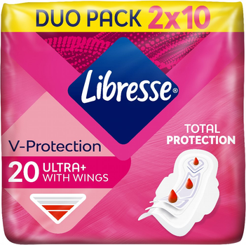 Гігієнічні прокладки Libresse Ultra 4 краплі 20 шт (7310791245607)