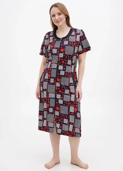 Халат Wild Love 3XL темно-синий 83464