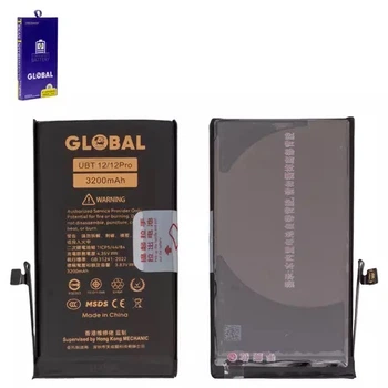 Аккумулятор Mechanic для Apple iPhone 12, iPhone 12 Pro, Li-Polymer, 3,83 B, 3320 мАч, повышенная ёмкость, original IC
