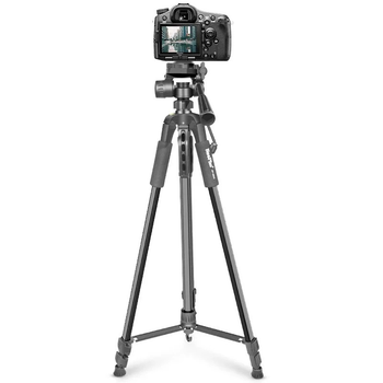 Штатив для телефону та фотоапарата NeePho NP-8840 з швидкознімним майданчиком тримачем та чохлом висота 66-170cm Чорний