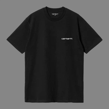 Футболка унисекс с рисунком роз Carhartt размер L черного цвета