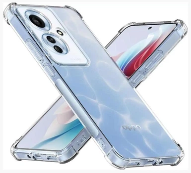 Чехол WXD на OPPO Reno 11F (5G) / чехол для смартфона с усиленными углами / (прозрачный)