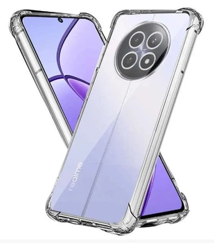 Чехол WXD на Realme 12 Plus (5G) / чехол для смартфона с усиленными углами / (прозрачный)