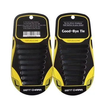 Еластичні шнурки для взуття FASTLACES L12 Black
