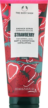 Скраб для тіла "Полуниця" - The Body Shop Strawberry Shower Scrub 200ml (1020704-92382)