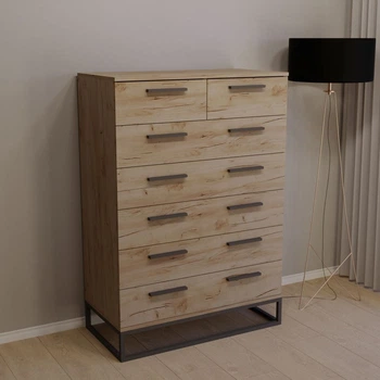 Комод Тиса Меблі 434 Дуб Тахо 126x45x90 см
