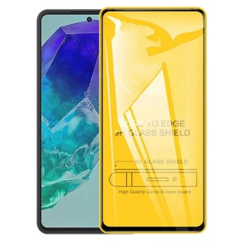 Защитное стекло TDG 9D для Samsung Galaxy M55 5G (M556) полная проклейка черный